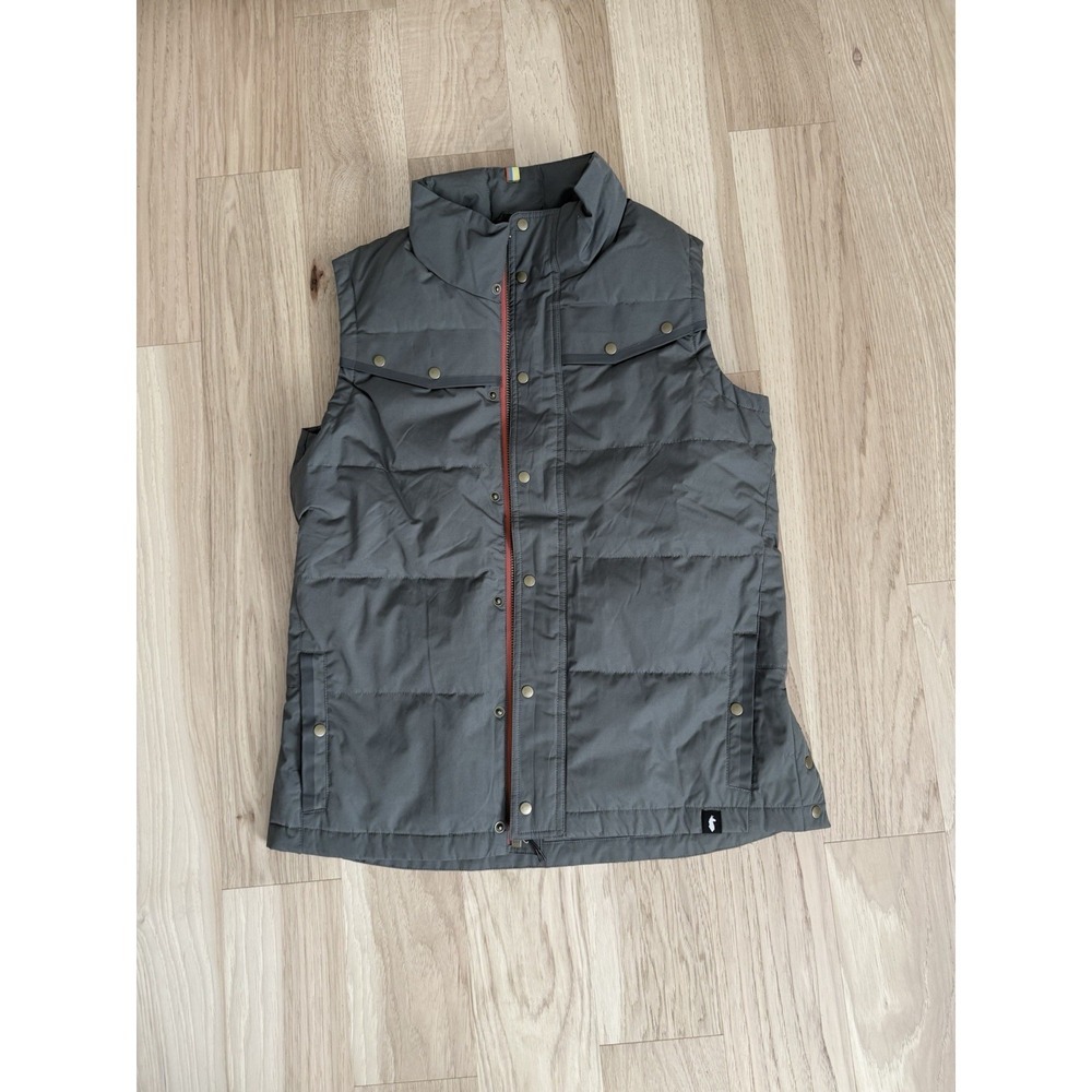Unisex Cotopaxi Tianjin 650F Down Canvas Vest Men's Size S Women's M  Grey - Picture 9 of 15